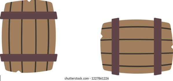 Beer Barrel Vector
