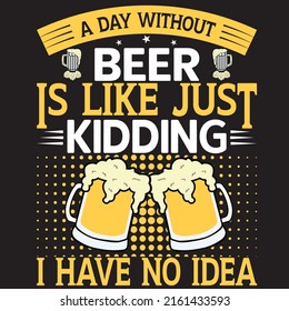 Beer best t shirt design