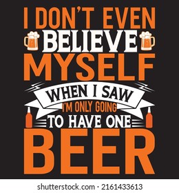 Beer best t shirt design