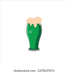 Vector de ilusión de diseño de bebidas de cerveza