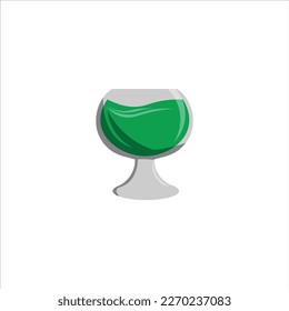 Vector de ilusión de diseño de bebidas de cerveza