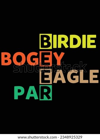 Beer Birdie bogey eagle par vector art design, eps file. design file for t-shirt. SVG, EPS cuttable design file