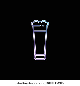 Bienenblauer Farbverlauf-Vektorsymbol