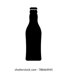 Beer Bottle Black Silhouette Icon Stock Vector (Royalty Free) 788464945 ...