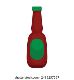 Bierflaschen-Kollektion mit Etikett auf Weiß.