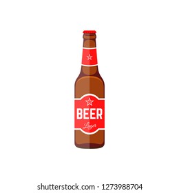 Beer bottle concept line icon. Simple element illustration. Beer bottle concept outline symbol design. Can be used for web and mobile UI/UX. Modern vector style.