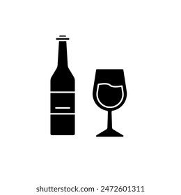 beer bottle concept line icon. Simple element illustration. beer bottle concept outline symbol design.