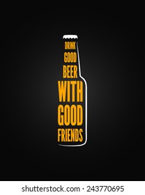 beer bottle design background