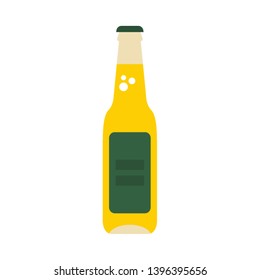 beer bottle flat icon. You can be used beet bottle icon for several purposes like: websites, UI, UX, print templates, promotional materials, info-graphics, web and mobile phone apps. 