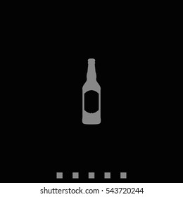 Beer bottle icon.