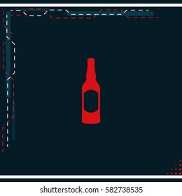 Beer bottle icon.