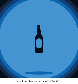 Beer bottle icon.