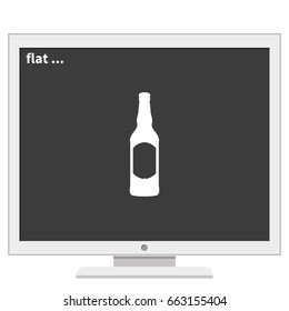 Beer bottle icon.