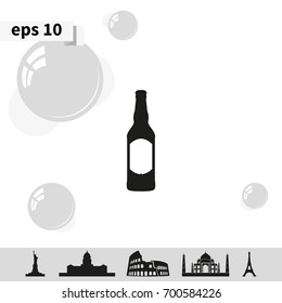 Beer bottle icon.
