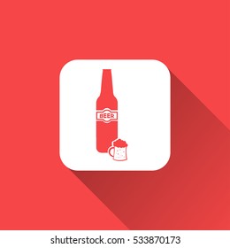 beer bottle icon design
