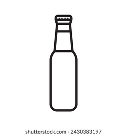 beer bottle icon design vector template