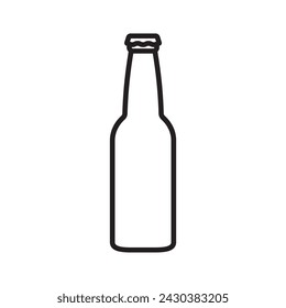 beer bottle icon design vector template