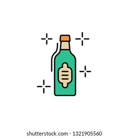 Beer, bottle icon. Element of color St Patricks day icon. Premium quality graphic design icon. Signs and symbols collection icon for websites, web design, mobile app