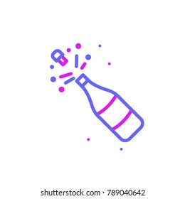 beer bottle icon modern