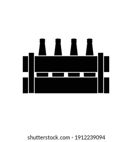 beer bottle icon  Pack of beer bottles sign