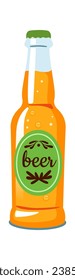 Icono de botella de cerveza Ilustración