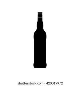 Beer bottle icon vector illustration