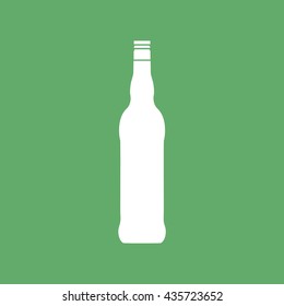 Beer bottle icon vector illustration