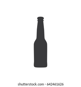 Beer bottle icon, vector illustration design. Drinks collection.