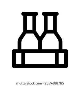 Beer Bottle icon. vector line icon for your website, mobile, presentation, and logo design.