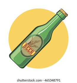 beer bottle illustration