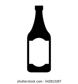 beer bottle isolated icon vector illustration design