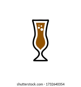 beer bottle logo vector design