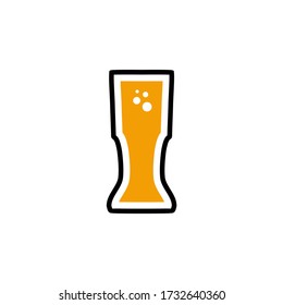 beer bottle logo vector design