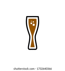 beer bottle logo vector design
