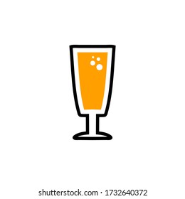 beer bottle logo vector design