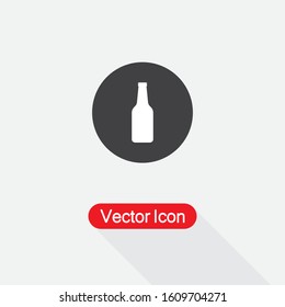 Beer Bottle With Beer Mug Icon, Beer Icon Vector Illustration Eps10