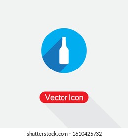 Beer Bottle With Beer Mug Icon, Beer Icon Vector Illustration Eps10