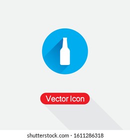 Beer Bottle With Beer Mug Icon, Beer Icon Vector Illustration Eps10