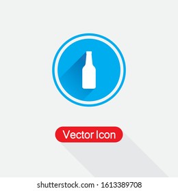Beer Bottle With Beer Mug Icon, Beer Icon Vector Illustration Eps10