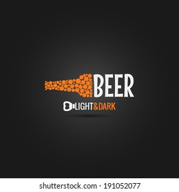 beer bottle opener design background