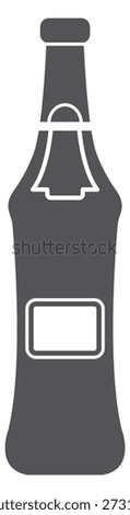 Beer bottle. Pub glass. Beverage drink icon