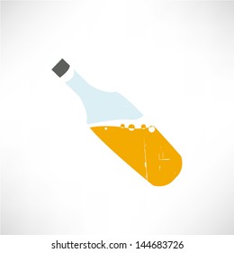  beer bottle, vector