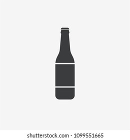 Beer Bottle Vector Icon