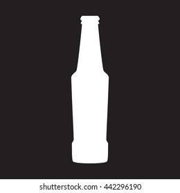 Beer bottle vector icon