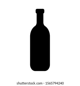 Beer Bottle Vector Icon With White Background Eps 10