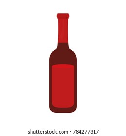 beer bottle  vector illustration