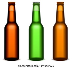 Beer bottles.