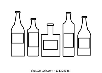 beer bottles decoration