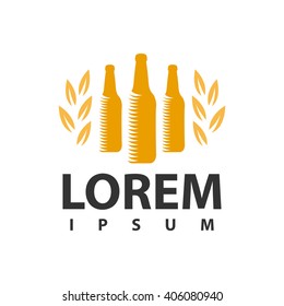 Beer bottles logo