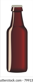 beer bottles in vector